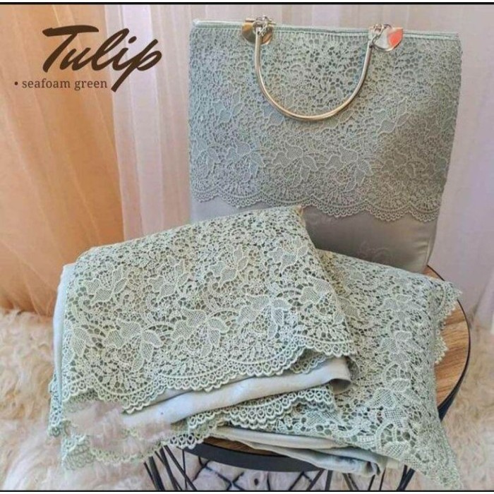 Mukena Sutra Dop Tas Behel/Mukena Mewah Jumbo