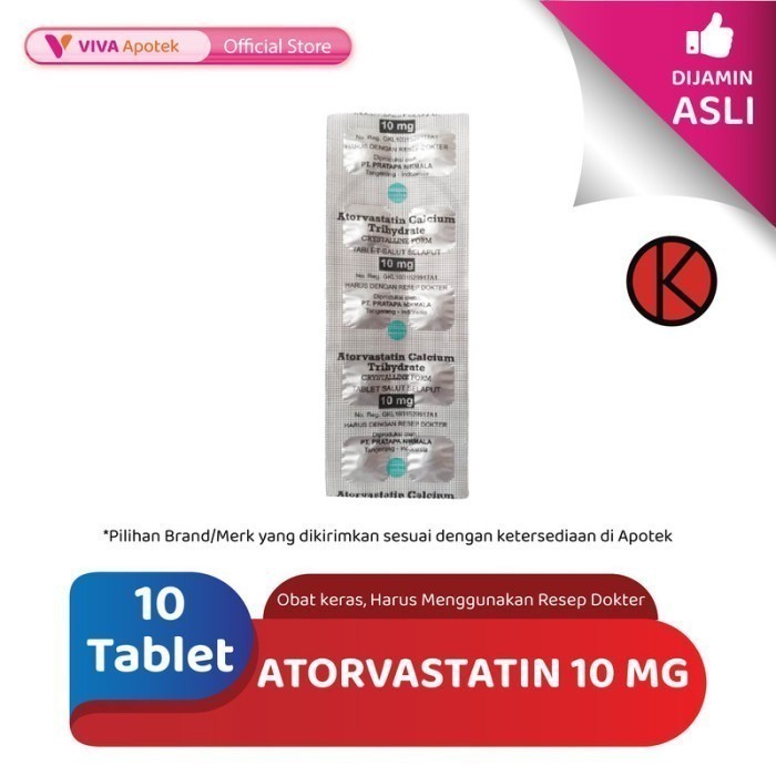 Atorvastatin 10 mg (10 Tablet)