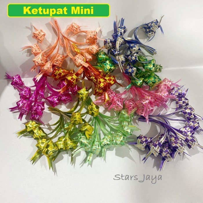 Ready...Ready...Ready...] Ketupat Pita Lebaran / Ketupat Hias / Hiasan Ketupat Pita Mini