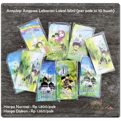 

yang dicari] ALB-268 : Amplop Angpao Lebaran Lokal Mini (per pak isi 10 buah)
