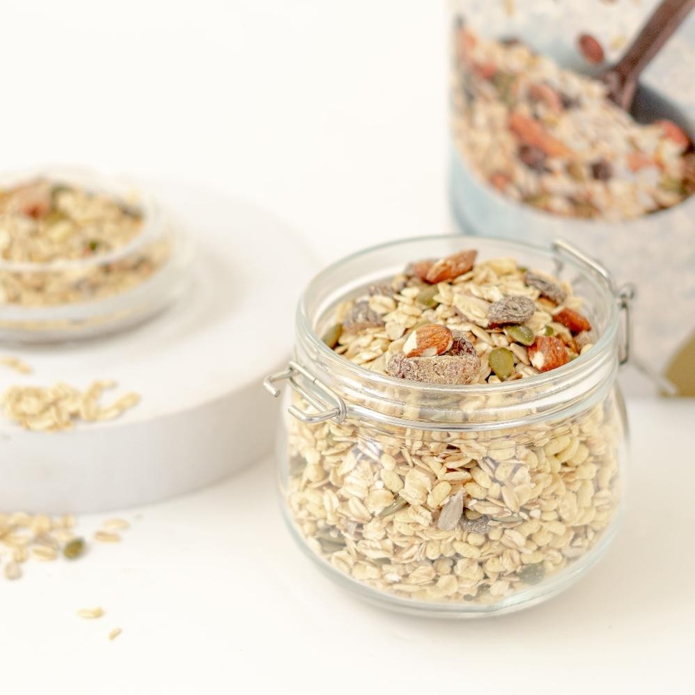 

Promo Thr Muesli Safiya 500 Gram - Muesli Sereal Oatmeal Sarapan Sehat Original Bisa Cod