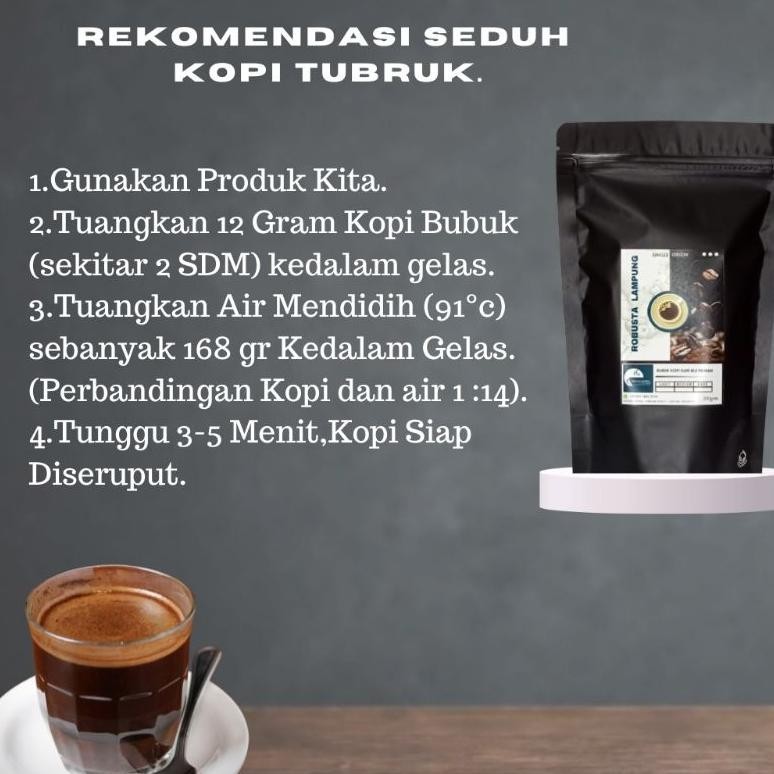 

Promo Kopi Robusta Kopi Hitam Asli Tanpa Campuran Kopi Robusta Lampung Kopi Bubuk 200 Gram Termurah