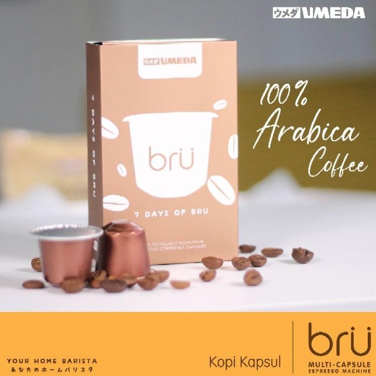 

(Cod) Umeda Bru Coffee Capsules / Kopi Kapsul / Nespresso Compatible Cod
