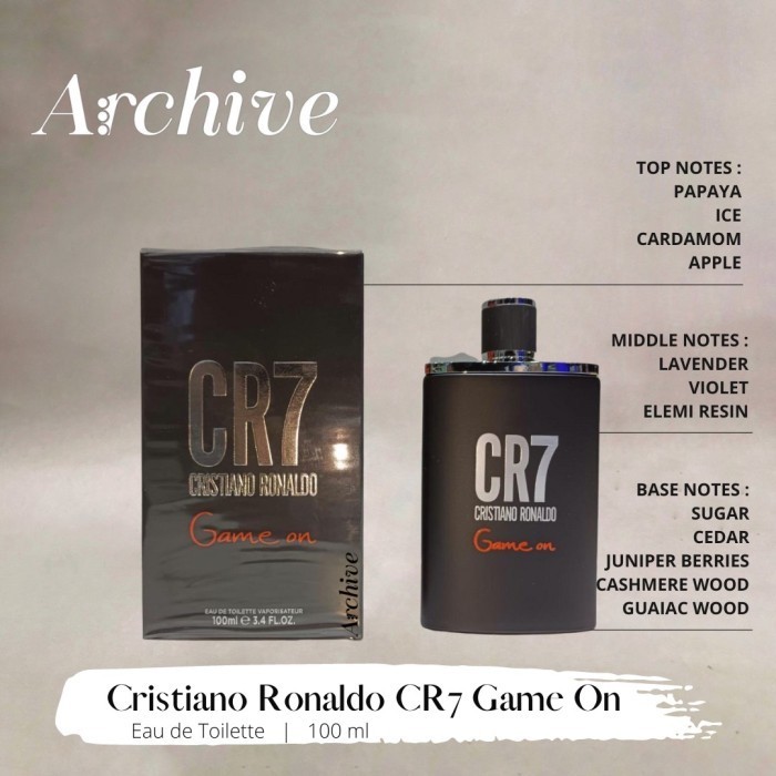 Parfum Original Cr7 Game On Men Edt 100Ml