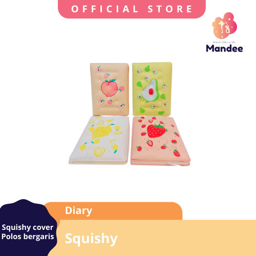 

[Diskon 10% Pakai Voucher] Buku Harian Diary Sampul Squishy