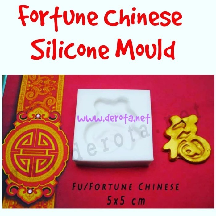 

Hasib - Cetakan Silikon Fuk Luck Chinese Silicone Fondant Coklat Kue Pudding