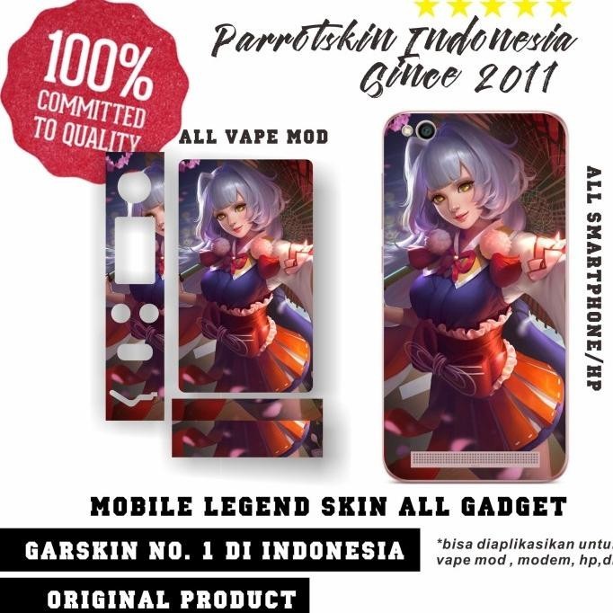 Garskin bb Iphone LG G6 moto g5s mod vapor dll Mobile legend Kagura Casasofia