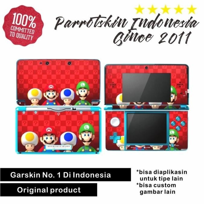 Garskin Premium New Nintendo 3ds XL super mario red version Casasofia