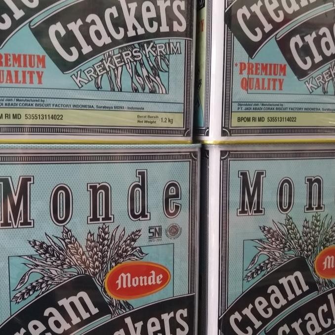 

Monde cream crackers 1.2KG