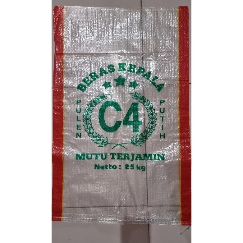 Termurah Karung Beras Putih 25 Kg (Utk 20 Pc) Big Sale