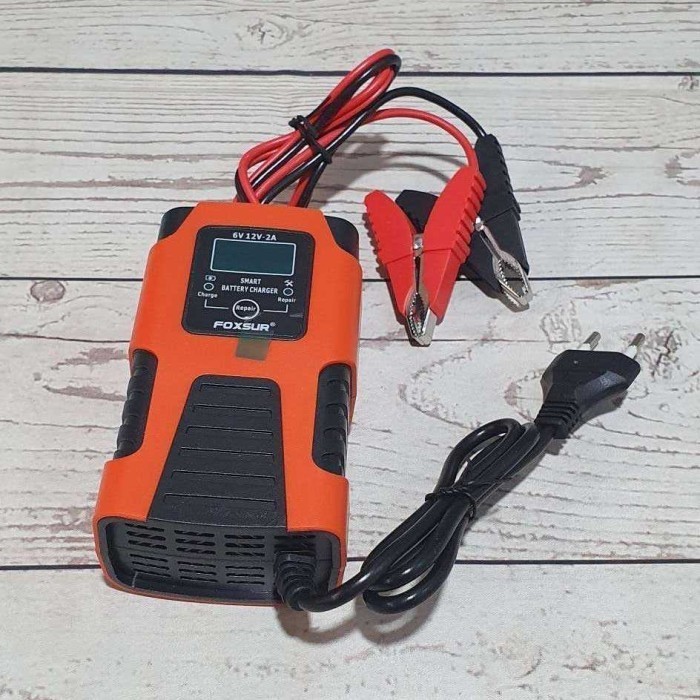 Cas Aki Motor Charger Aki 6V/12V 40Ah FOXSUR