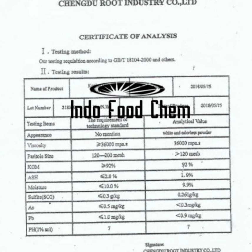 

Konjac Gum Powder 99.9% Repack 100Gr Promo