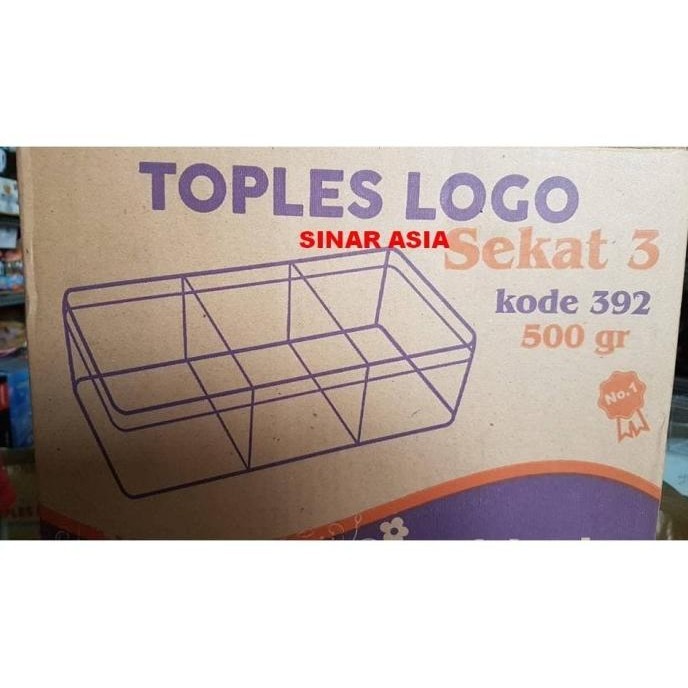 

Toples Plastik Kue Kacang Permen Coklat Sekat 3 Logo 392 1 Lusin