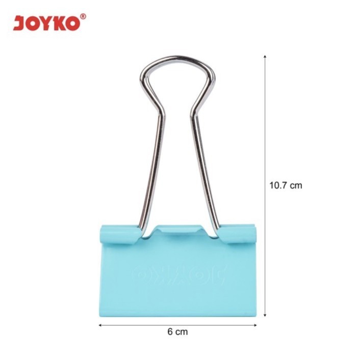 

Binder Clip Klip Jepit Kertas Joyko 280Ptl Pastel 1 Drum 6 Pcs