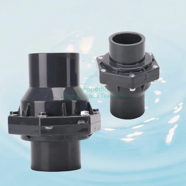 Swing Check Valve Pvc 1-1/2" Inch / Klep Tabok Pvc 1,5 Inchi