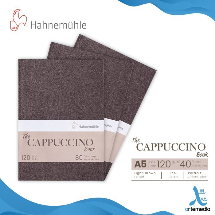 

Buku Sketsa Hahnemuhle The Cappuccino A5 Hard Cover Sketchbook