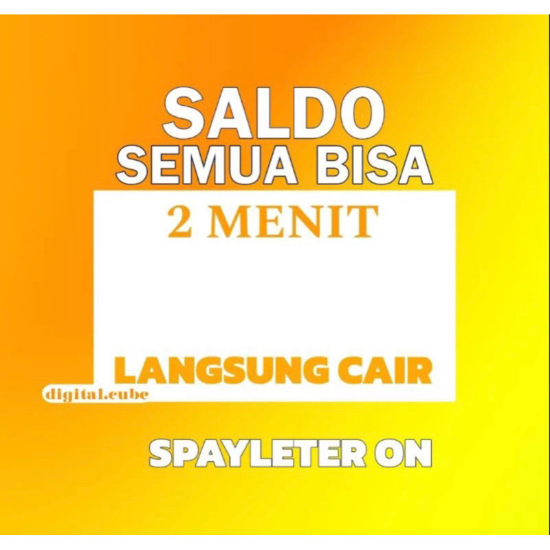 

Top Up Saldo Semua - Langsung Proses