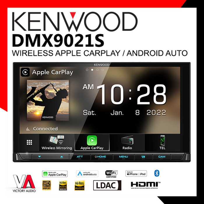 Populer Head Unit Double Din KENWOOD DMX9021S DMX 9021 S ORIGINAL BERGARANSI