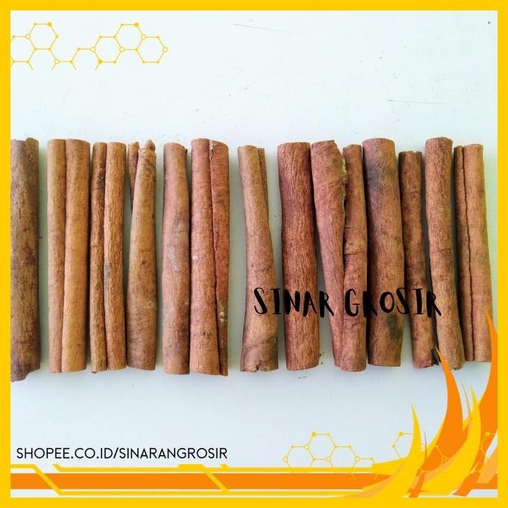 

KAYU MANIS STIK 8CM KEMASAN 100GR / CINNAMON STICK 8CM GRADE BAGUS