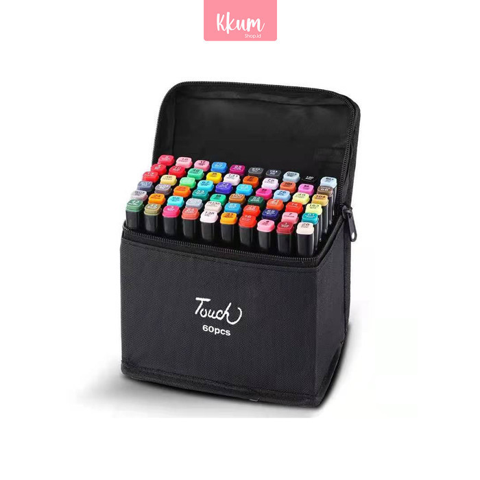 

24 Color Colng Marker Touch/ 24 Warna Spidol Warna Dengan Bag/ Mark