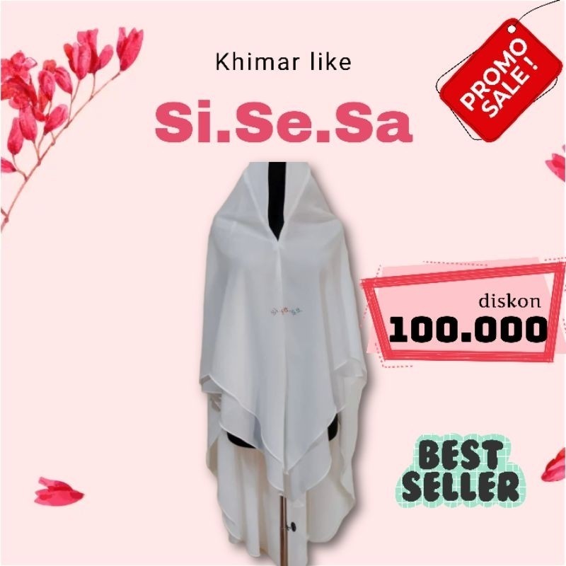 NEW PREMIUM DAILY HIJAB Khimar Syari Mewah Artis Jilbab Hijab Umroh Sisesa Naomi Sumayya Sjsesa