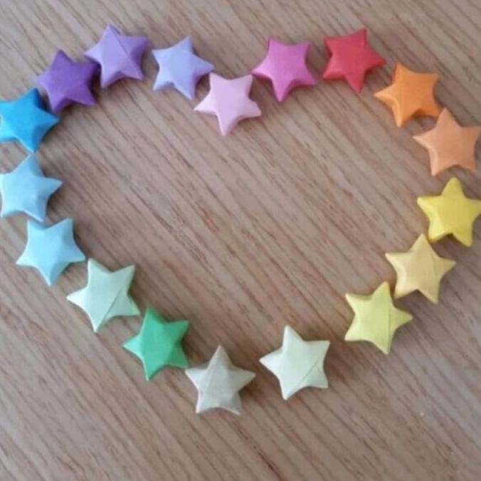 

Buy New Bayluna Origami Star Rainbow Warna Warni Kertas Bintang Top 2024
