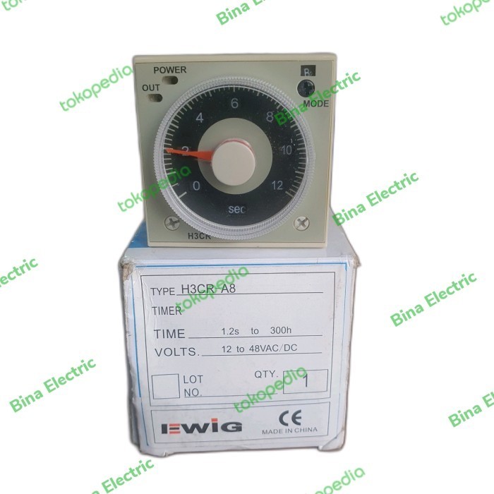Ready Timer Ewig H3CR-A8 100V-220V AC Ewig Timer H3CRA8 220V H3CR A8 220 v