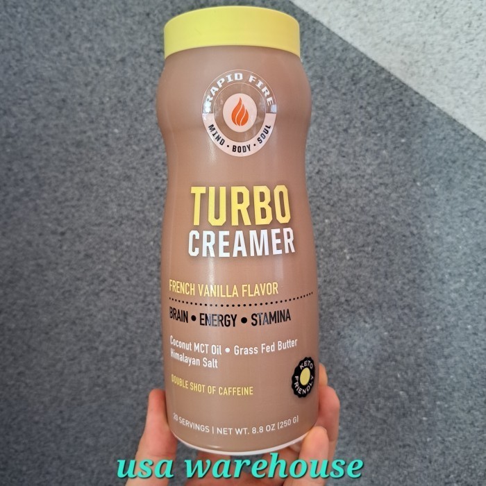 

Ready Rapid Fire Turbo Creamer MCT Butter Himalayan Salt 250 gr keto krimer