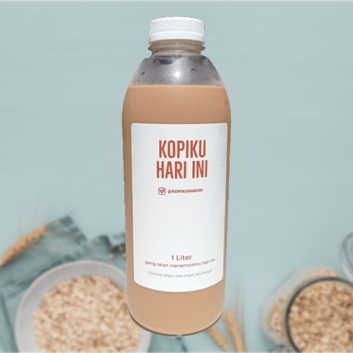 

Ready Kopiku Hari ini - Kopi Susu Oat gula aren 1 Liter