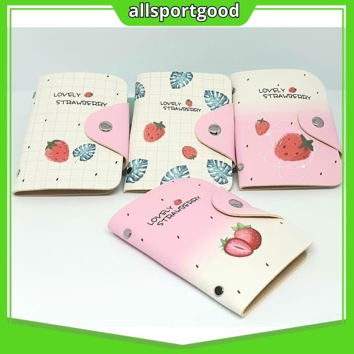 

CARD HOLDER DOMPET KARTU KARAKTER LUCU IMUT STRAWBERRY DKK10 BEST QUALITY !!