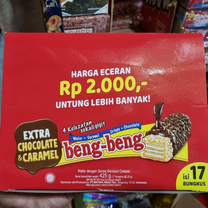 

TERPERCAYA Beng Beng Wafer Kemasan Box isi 17 Pcs