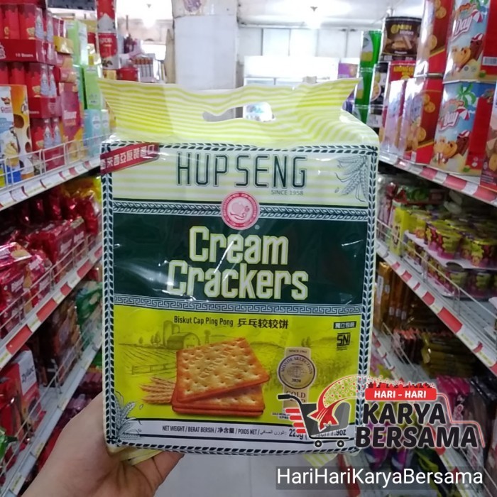 

TERBATAS HUP SENG CREAM CRACKERS INDIVIDUAL SACHETS PACK 10'S X 22.5GR