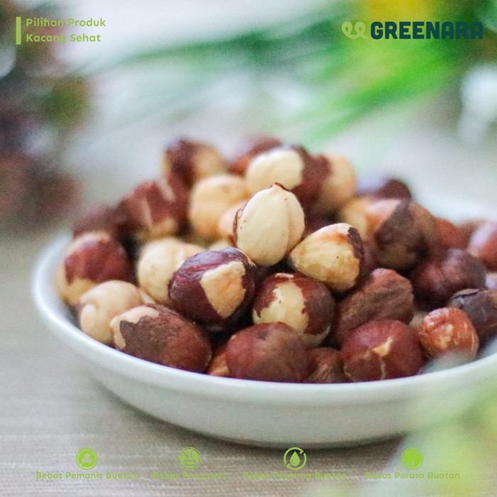 

BOOM SALE Kacang Hazel Panggang 500gr / Roasted Natural Hazelnut