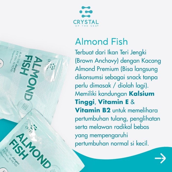 

HEMAT Almond Fish Snack (80GR) / Ikan Teri Jengki Kacang Almond Premium