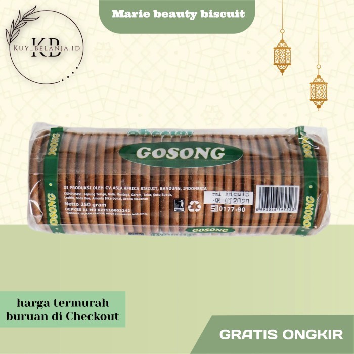 

TERBAIK MARIE BEAUTY SPESIAL ROLL GOSONG 250GR / CEMILAN BISCUIT/ BISCUIT