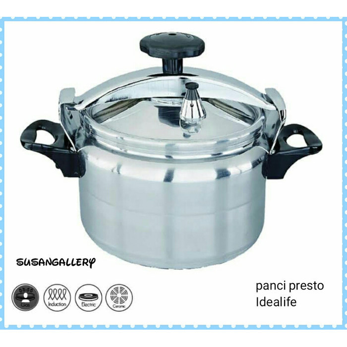 Panci Presto Idealife 4 Liter Pressure Cooker