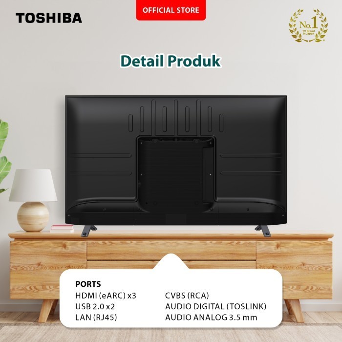 Toshiba Led Tv - 4K Smart Vidaa 43" - 43E330Lp
