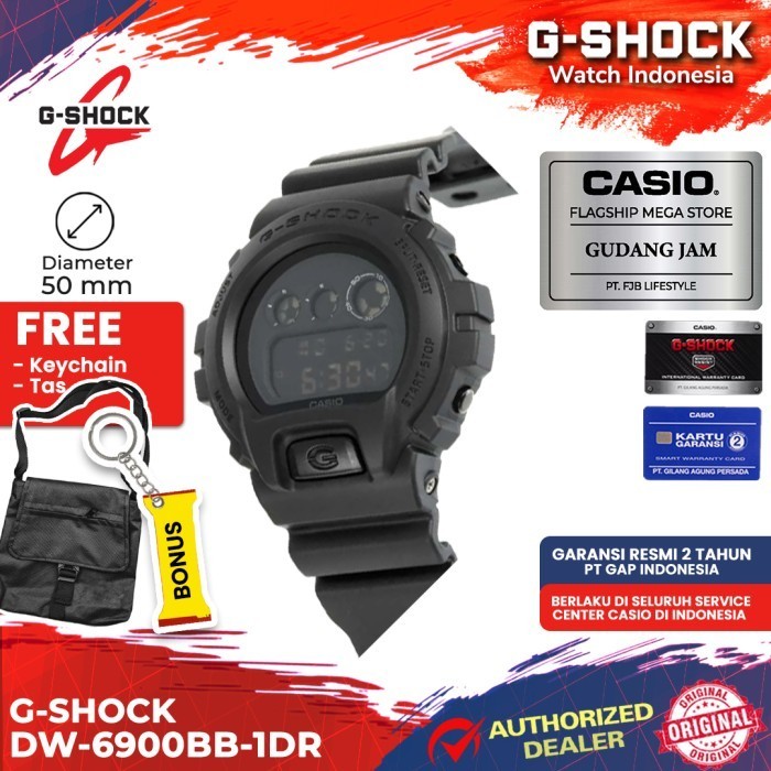 G-Shock Gshock Dw-6900Bb-1Dr Dw-6900Bb Dw-6900 Dw6900Bb Dw 6900Bb