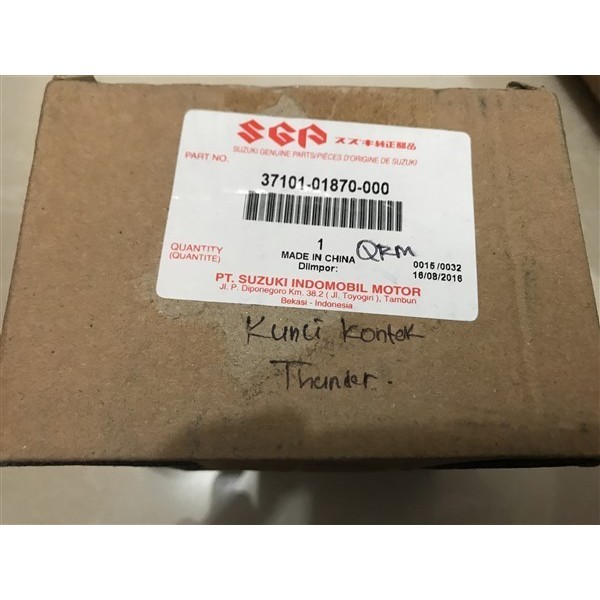 Kunci Kontak Thunder 125 Komplit Original Sgp