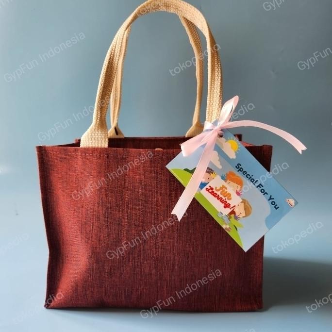 

Tas Goodie Bag Untuk Hampers Ulang Tahun Anak Bahan Kanvas Premium