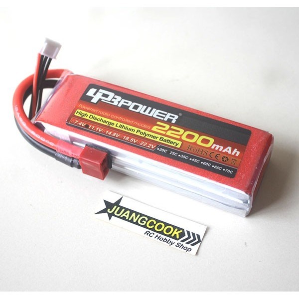 Baterai Lipo LPB 3S 11.1v 2200mah 25C