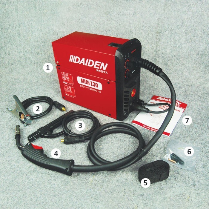 Mesin Las Listrik Daiden Migi 130 Inverter Welding Machine Mig 130