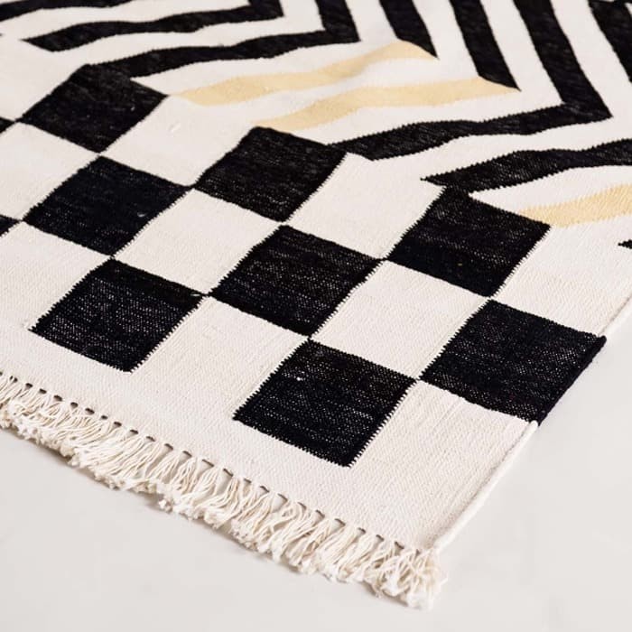 Monastir Karpet Rug Kilim Minimalis Nordic Maroko Ethnic