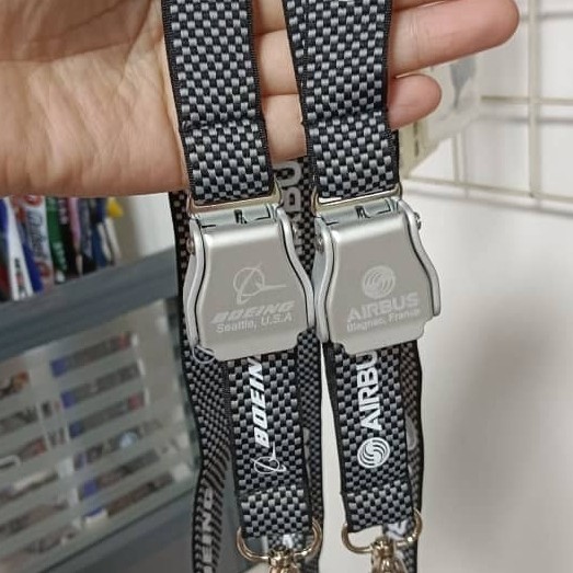 

Lanyard Airbus Rajutan Original Dengan SeatBelt