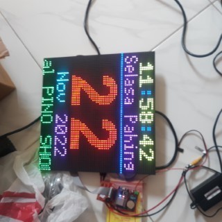 

jam kalender digital 32X32 CM