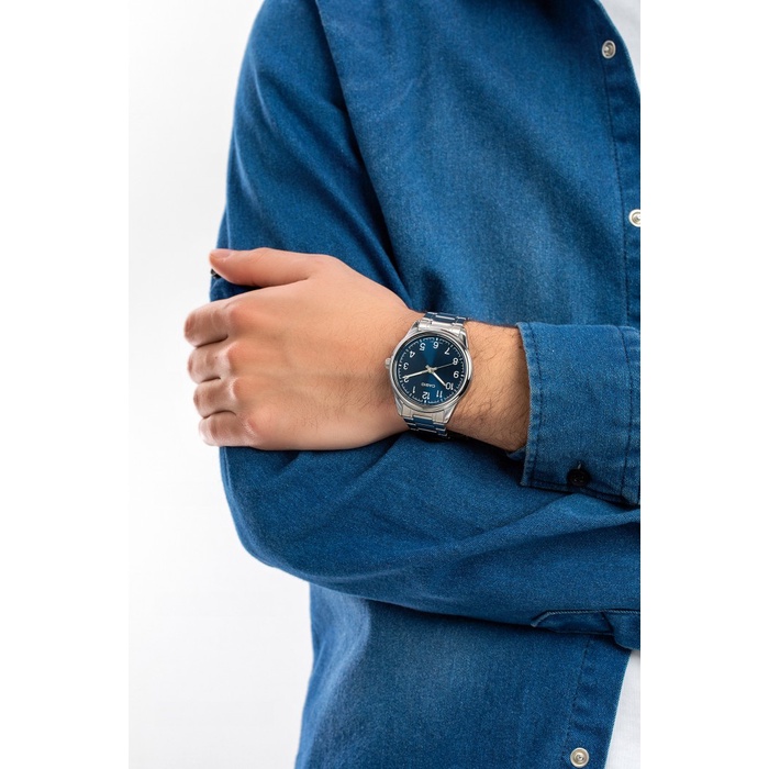 Casio Mtp-V005D-2B4Udf - Jam Tangan Pria - Mtp-V005D-7B5 - Biru