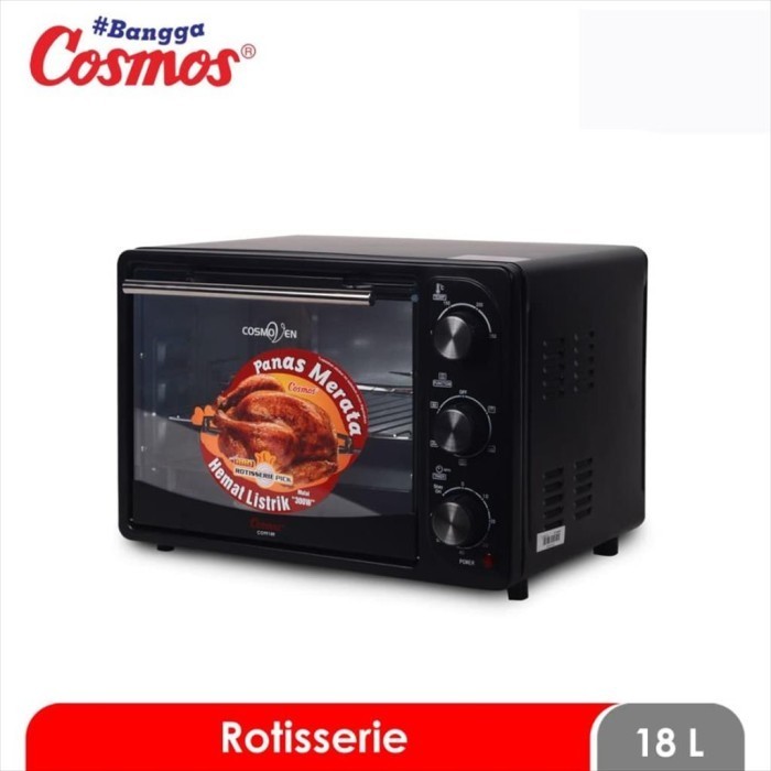 Cosmos Oven Toaster 18 Liter Co9918 Co9918R Co-9918R 100% Ori