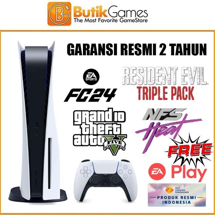 Ps5 Playstation 5 Console Disc Version Garansi Resmi