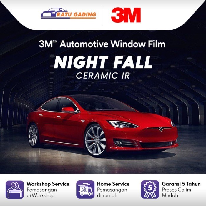 Ready Stock Kaca Film 3M Night Fall / Ceramic Ir