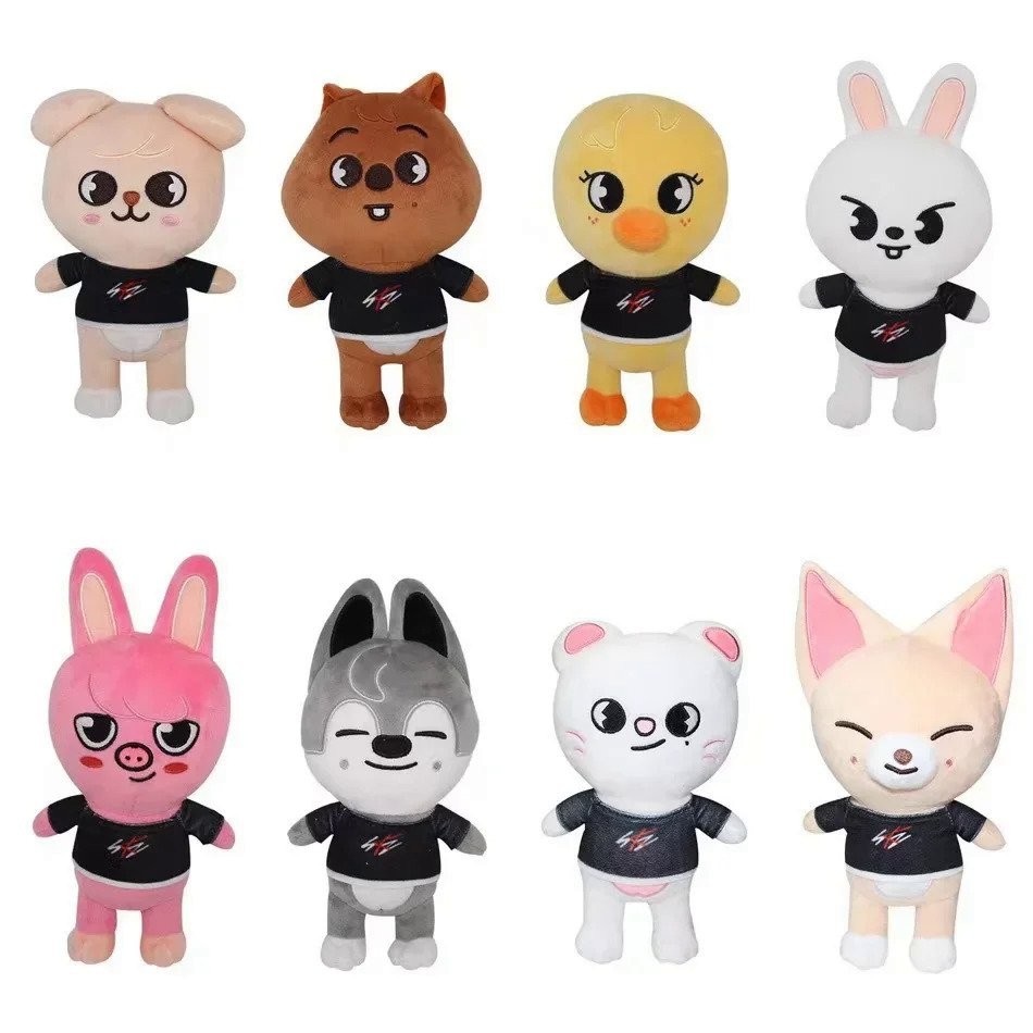 Skzoo Plush Toys 20cm Stray Kids Plush Cartoon Stuffed Animal Plushies Doll Kawaii Companion for Kid